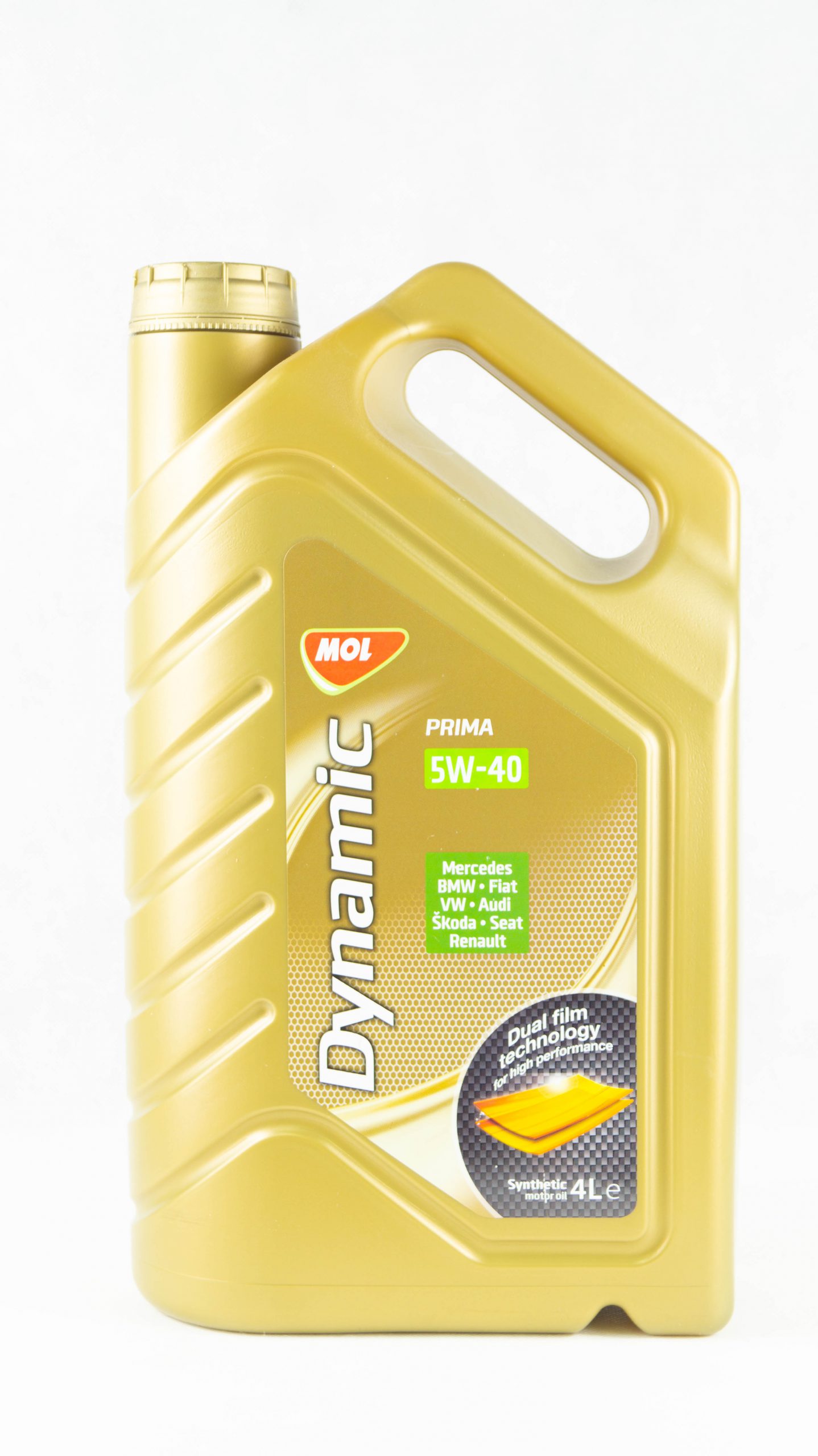 Олива моторна MOL Dynamic Prima 5W-40 4л